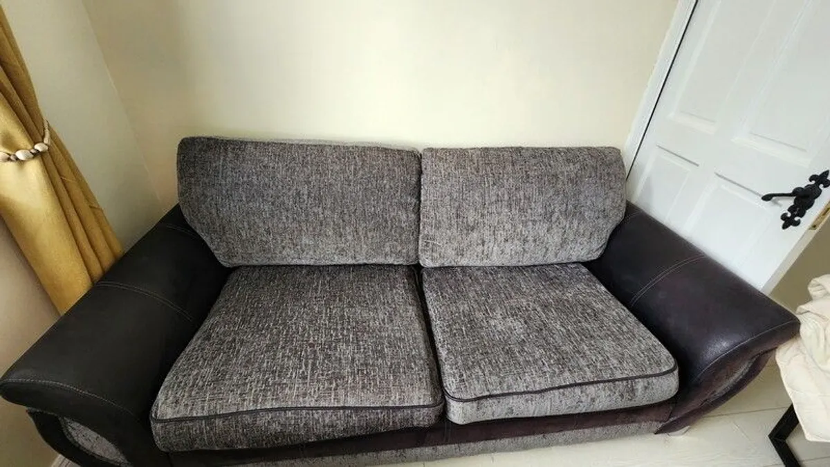 Sofa with Pouffe - Image 2
