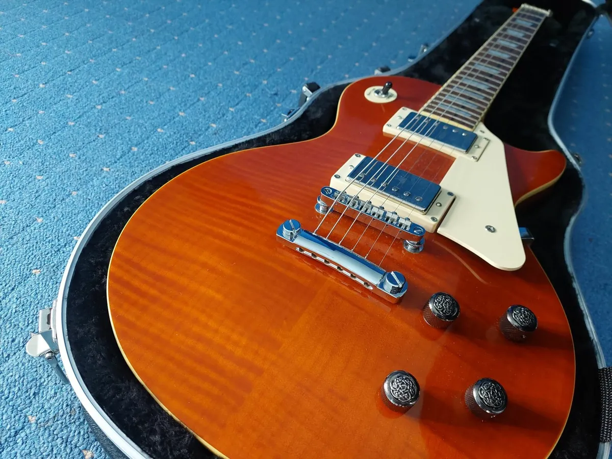 Tokai Love Rock Guitar (Trans Amber) - Image 2