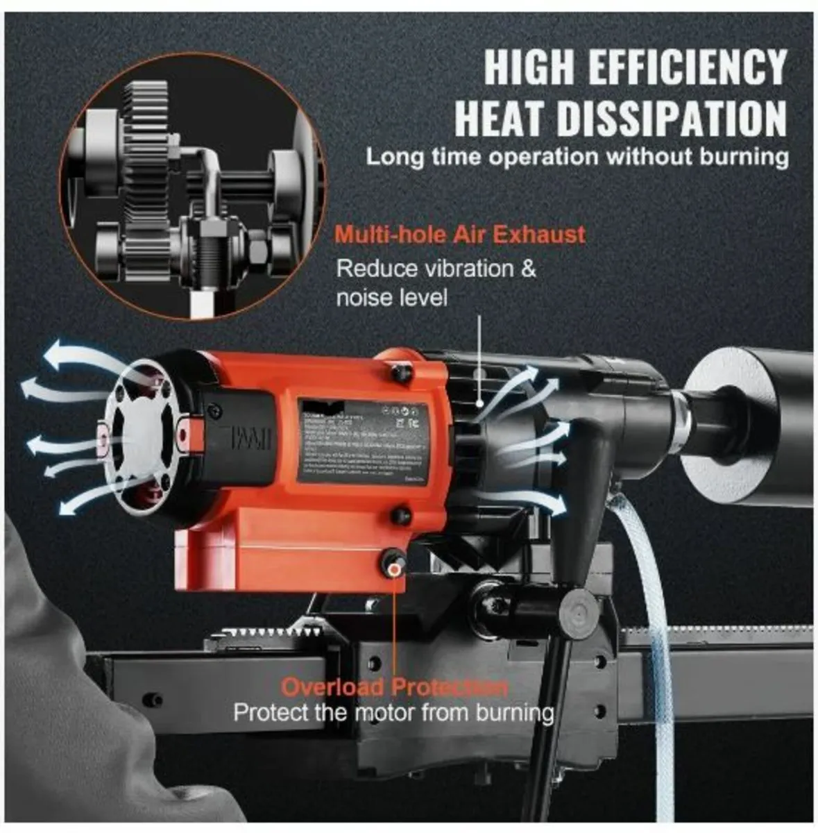 Wet&Dry Diamond Core Drill Machine - Image 3