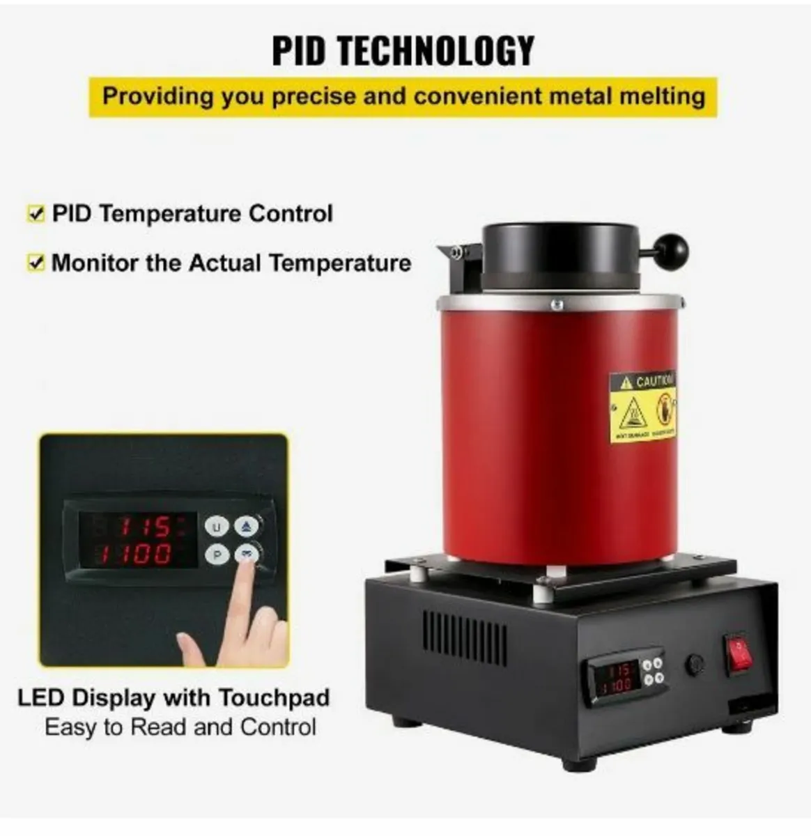 Electric Melting Furnace, 3KG Digital - Image 4