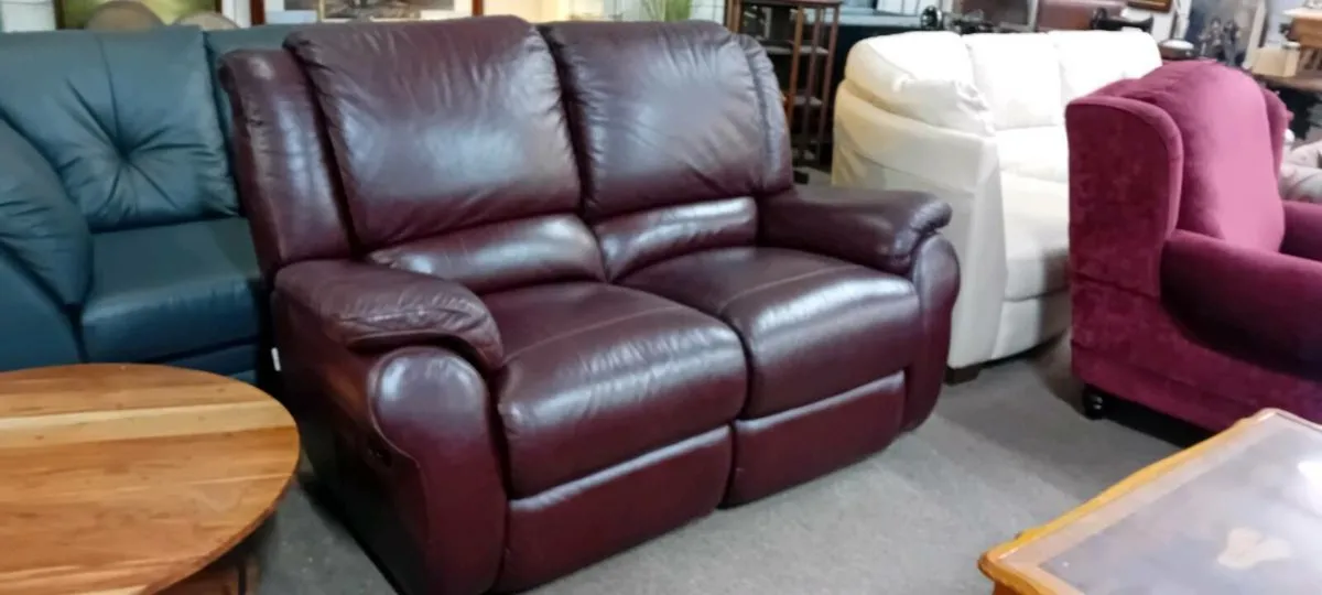 Original Lazeboy Two Seat Recliner Sofa - Image 1