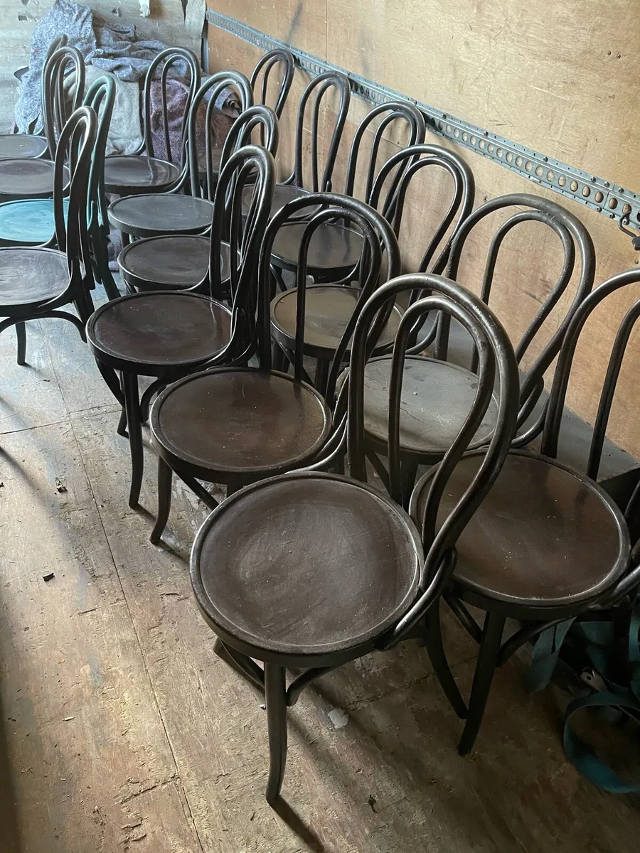16 bentwood cafe bistro restaurant chairs - Image 1