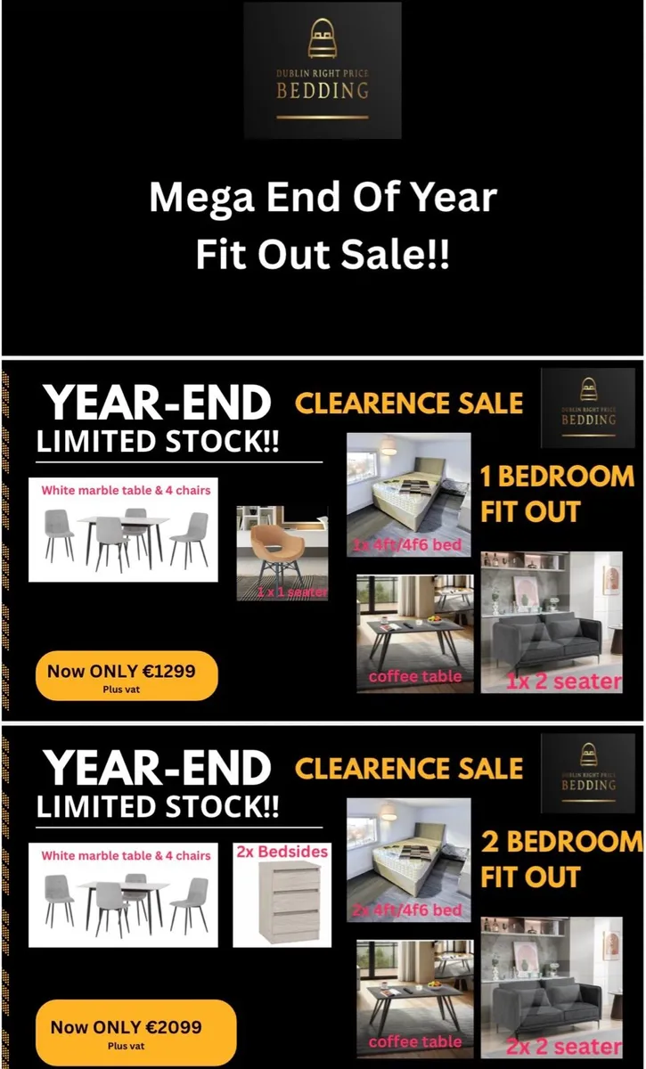 Mega end of year furniture fit out sale!