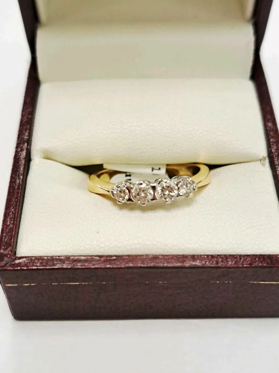 18K Gold Diamond Ring 18CT - Image 1