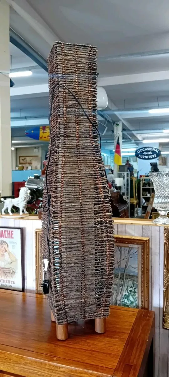 Large Wicker Table Lamp