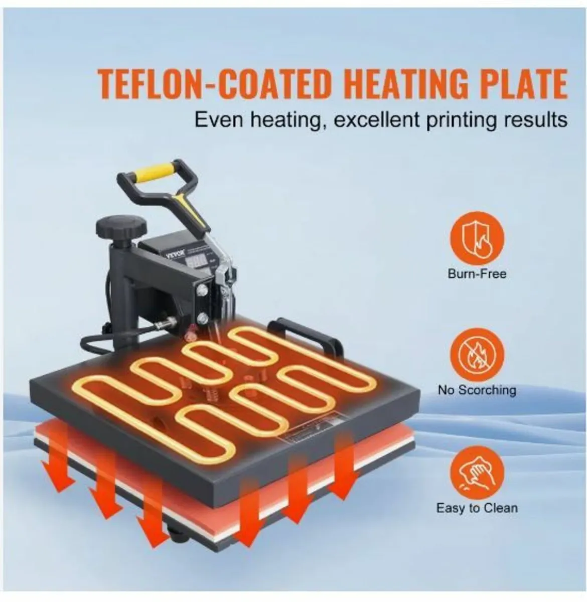 Heat Press Machine, 15x15inch / 38x38cm - Image 2