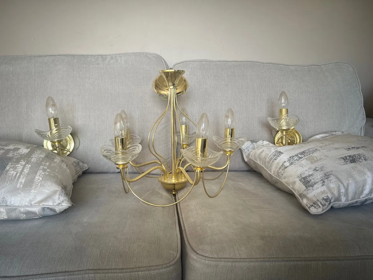 Chandelier and  Wall Lamps