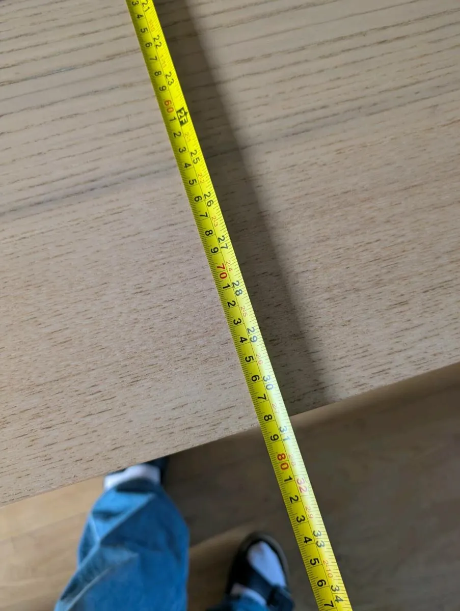 Large Lisabo Ash Veneer Kitchen Table - Image 4