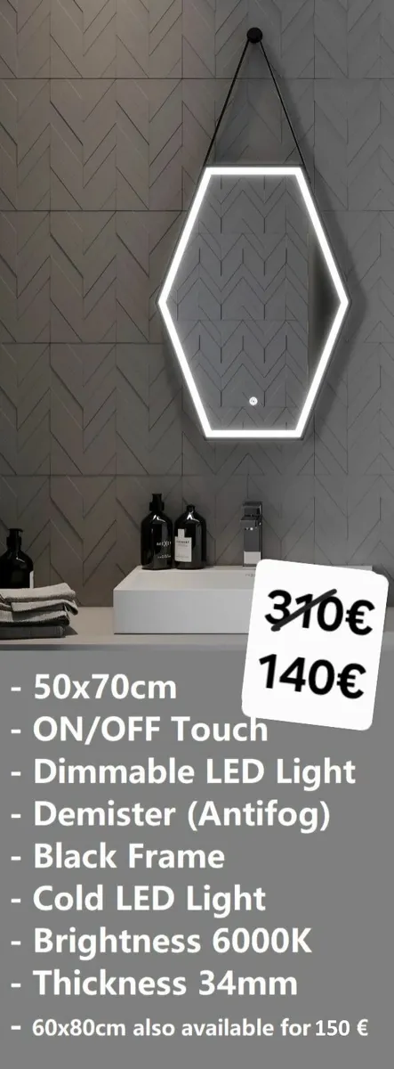LED Bathroom Mirror - Image 1