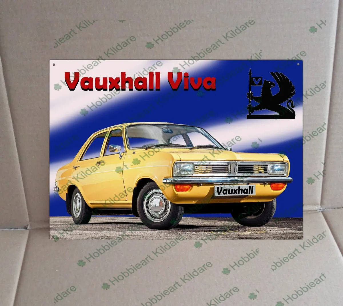 Vauxhall Viva classic car tin sign - Image 1