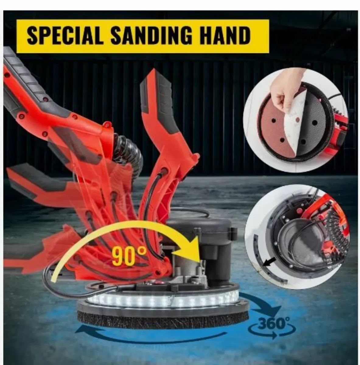 Drywall Sander 750W, Electric Drywall Sander - Image 2