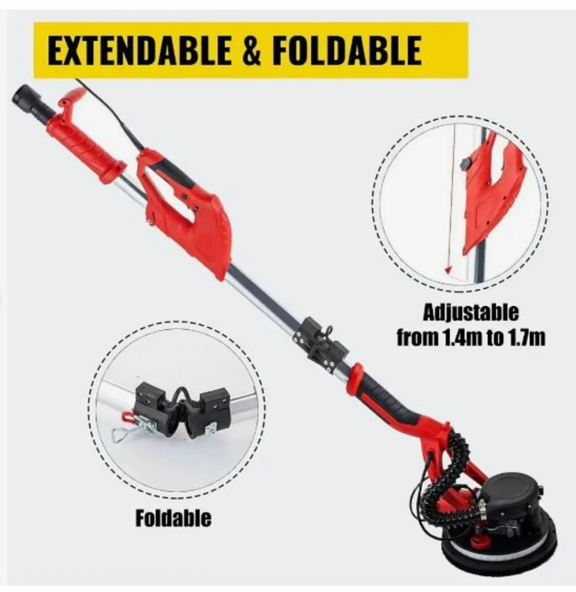 Drywall Sander 750W, Electric Drywall Sander - Image 4