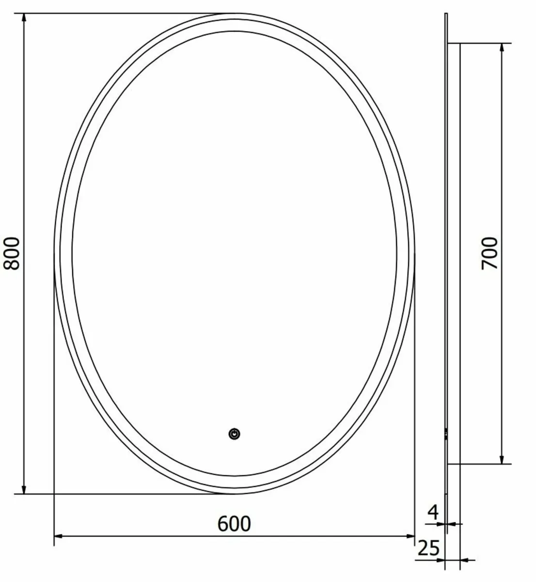 LED Bathroom Mirror - Image 3
