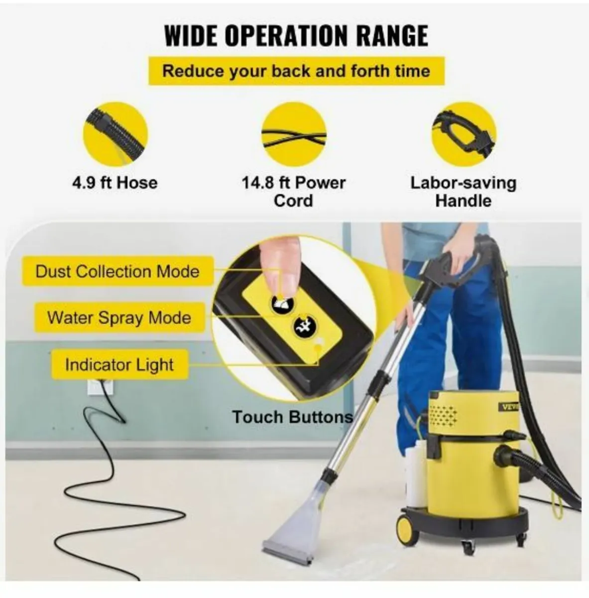 Wet Dry Vacuum Cleaner - Image 3