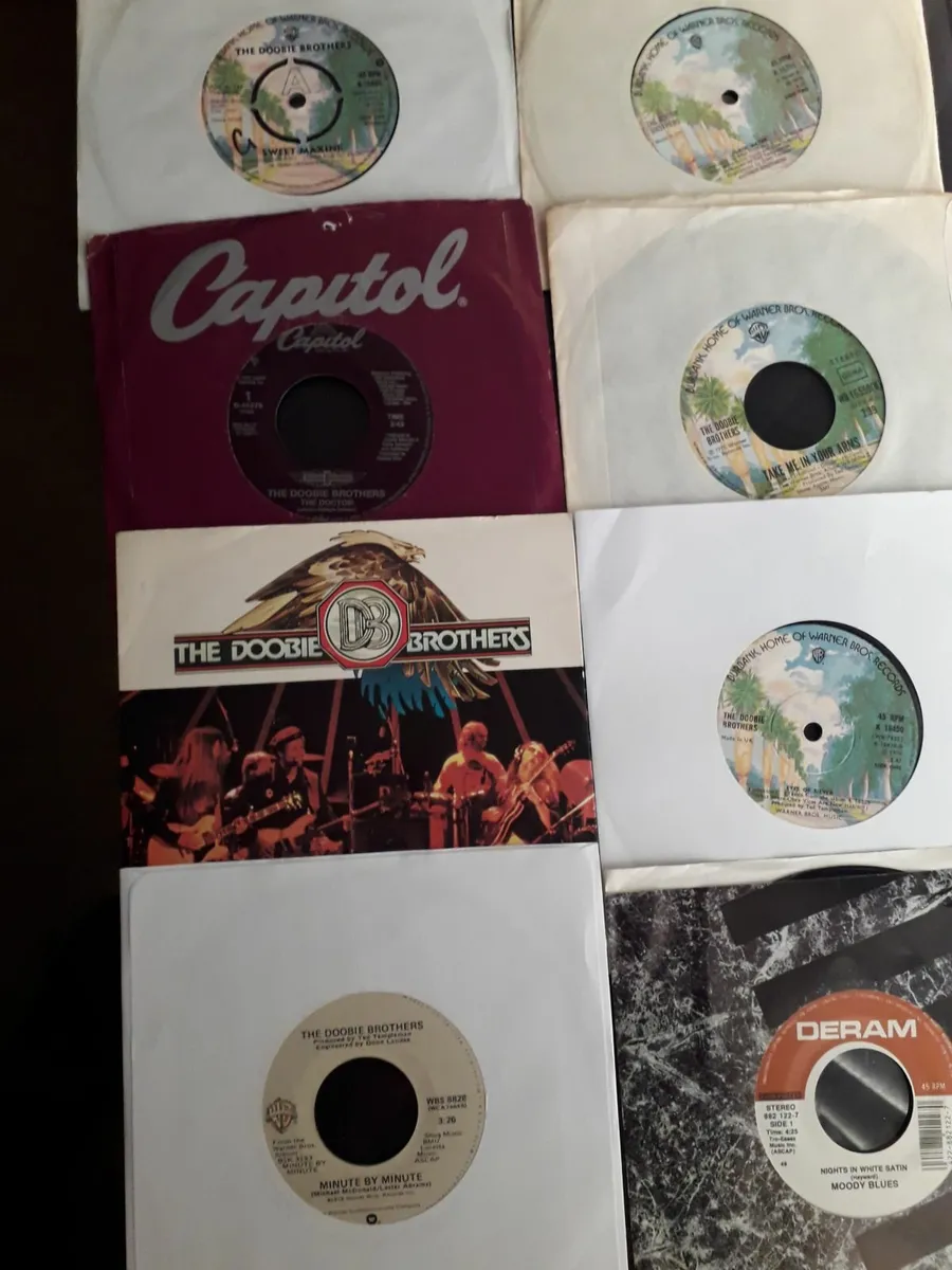 Doobie America Eagles CSN&Y Lindisfarn 7'' Singles - Image 2