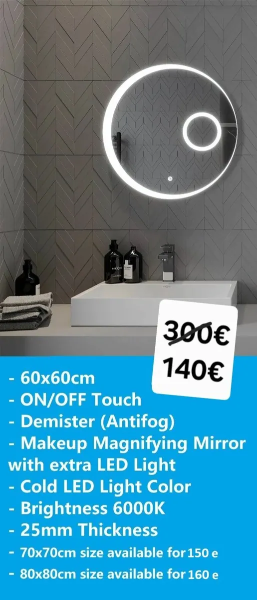 LED Bathroom Mirror - Image 1