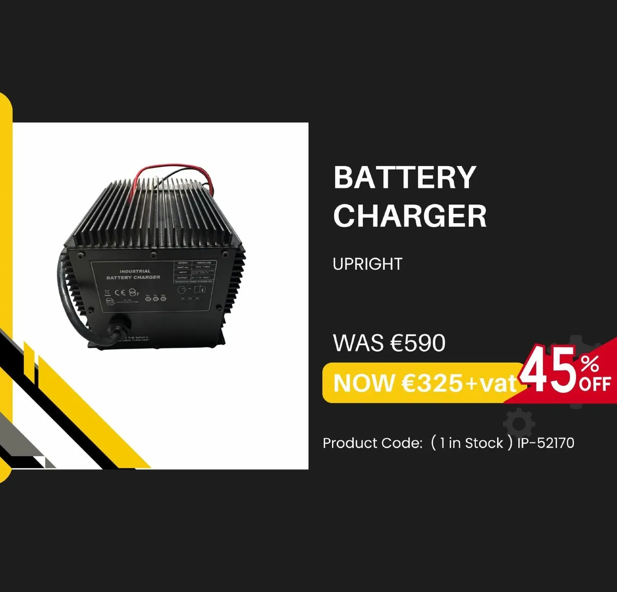 UPRIGHT BATTERY CHARGER