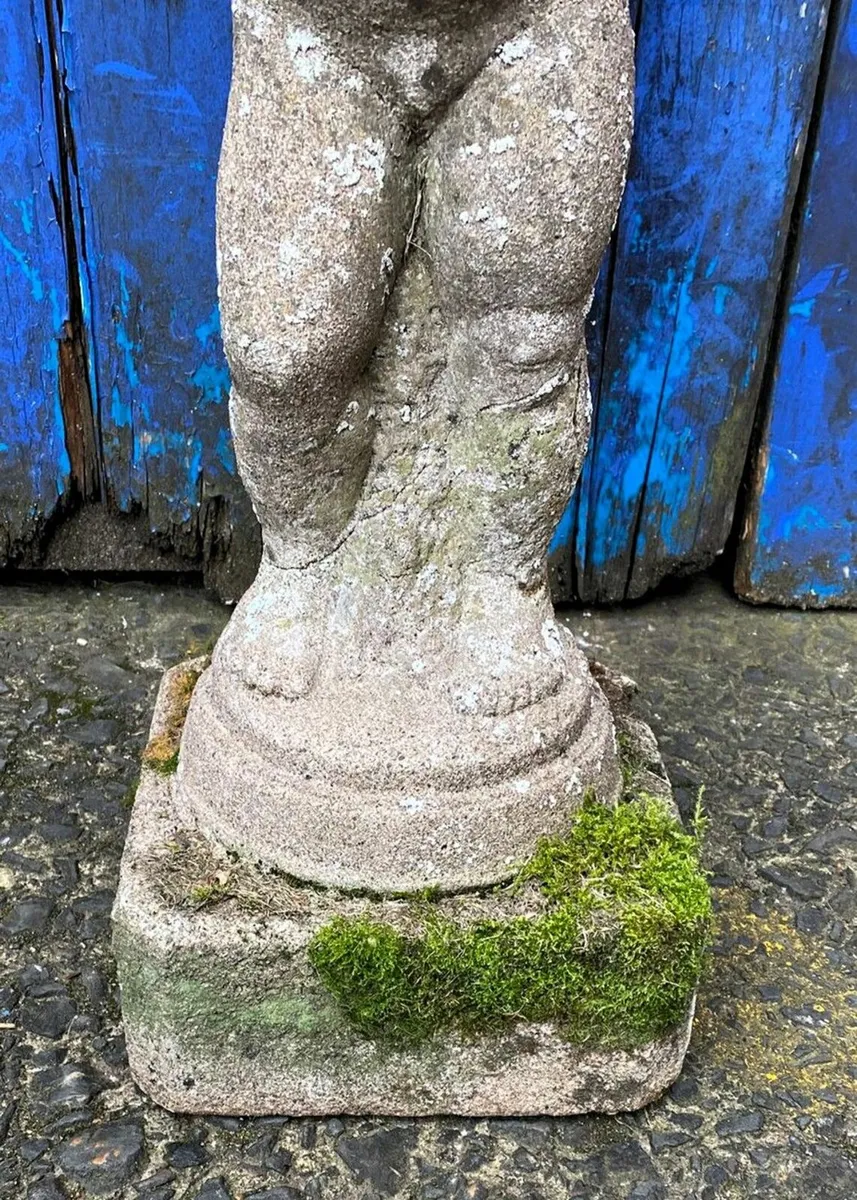 VINTAGE CHERUB BIRD BATH - Image 2