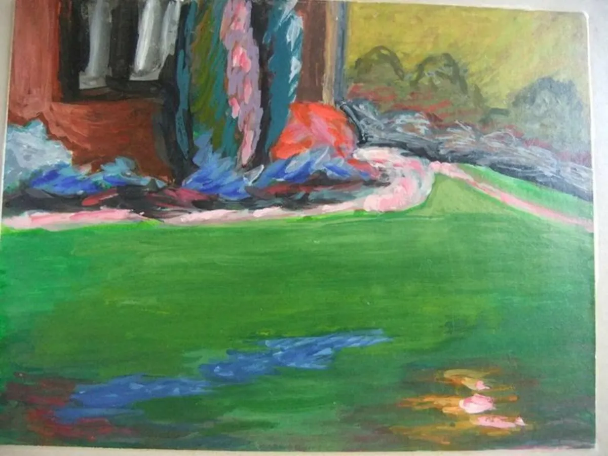 N Howard Flanders UK Artist Oil Painting 'House Op - Image 4