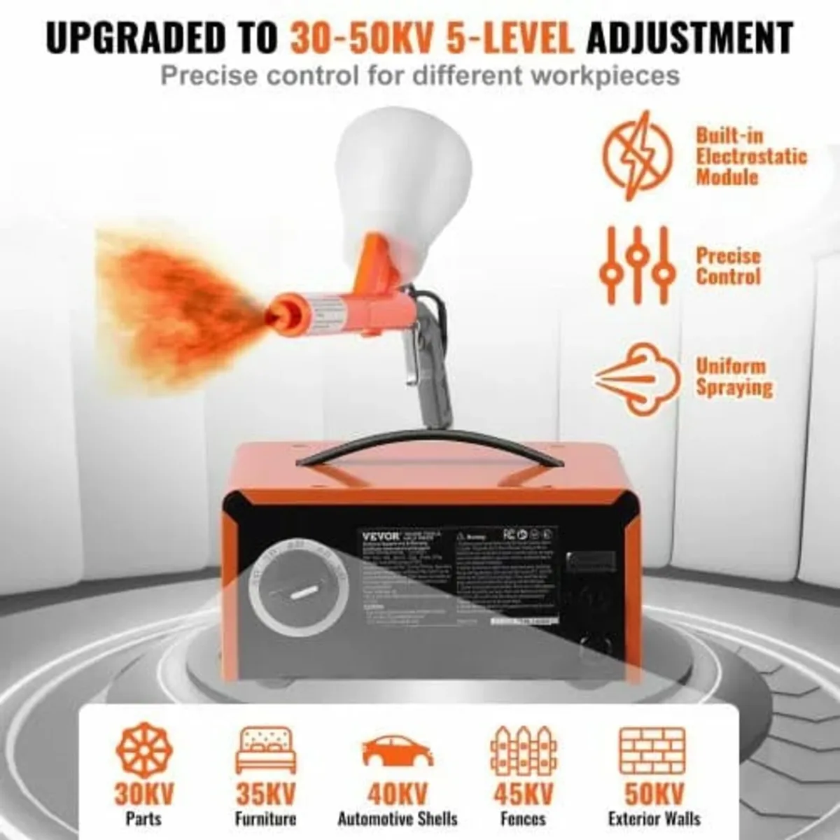 Powder Coating System, 50KV Electrostatic Output P - Image 3
