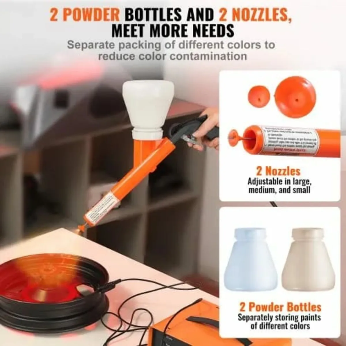 Powder Coating System, 50KV Electrostatic Output P - Image 4