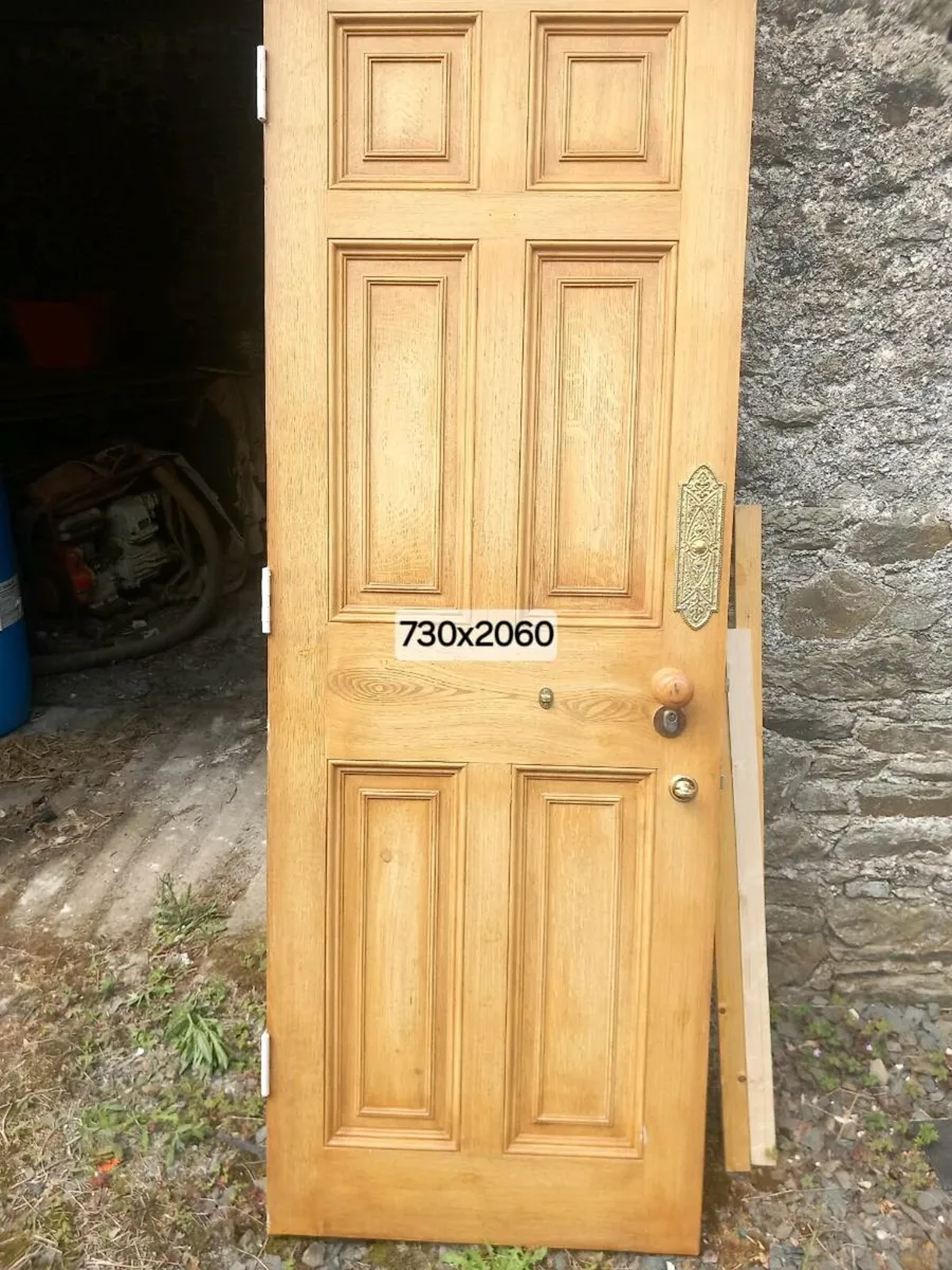 Large antique interior doors - Image 2
