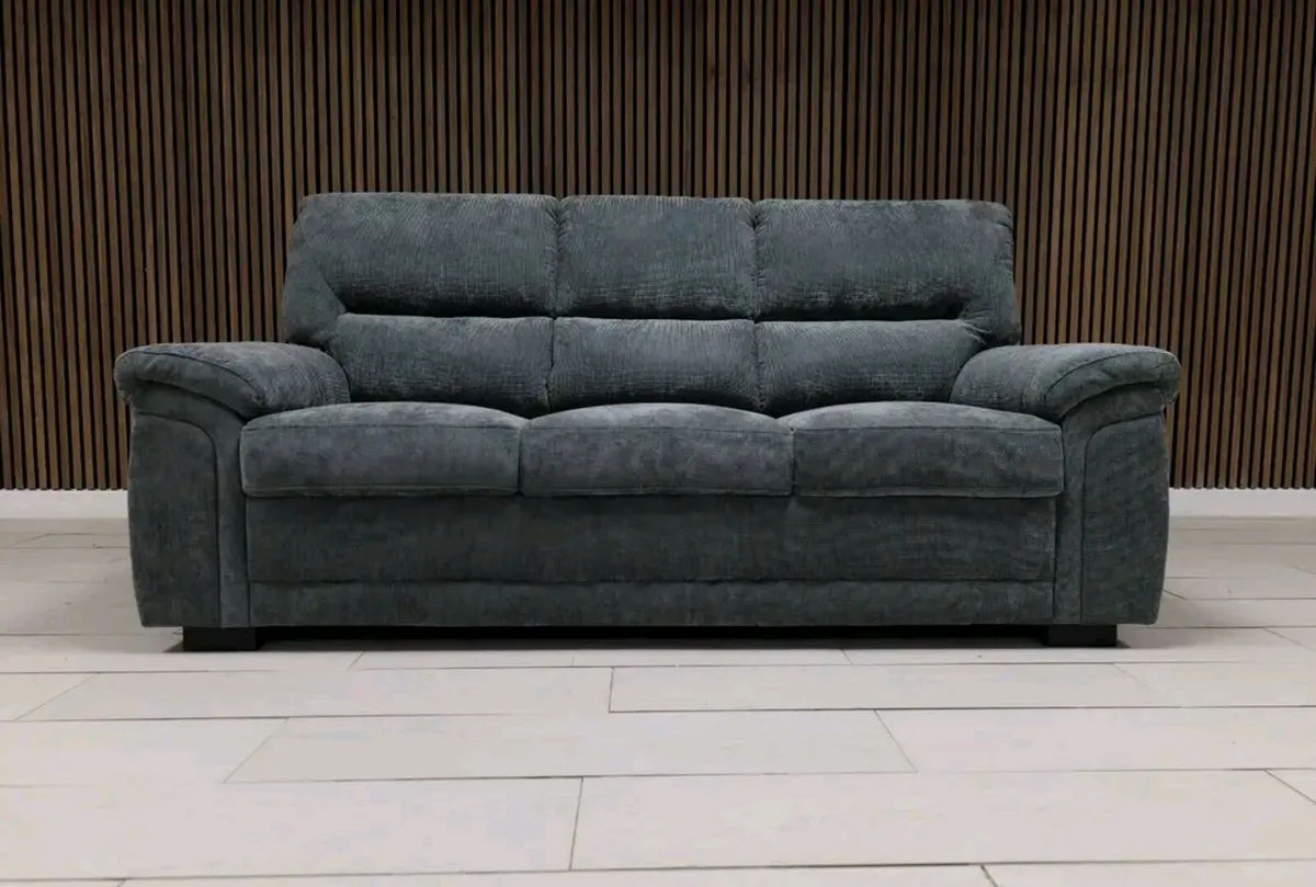 Bromley 3+2 Gretal Leather Sofa Set - Image 3