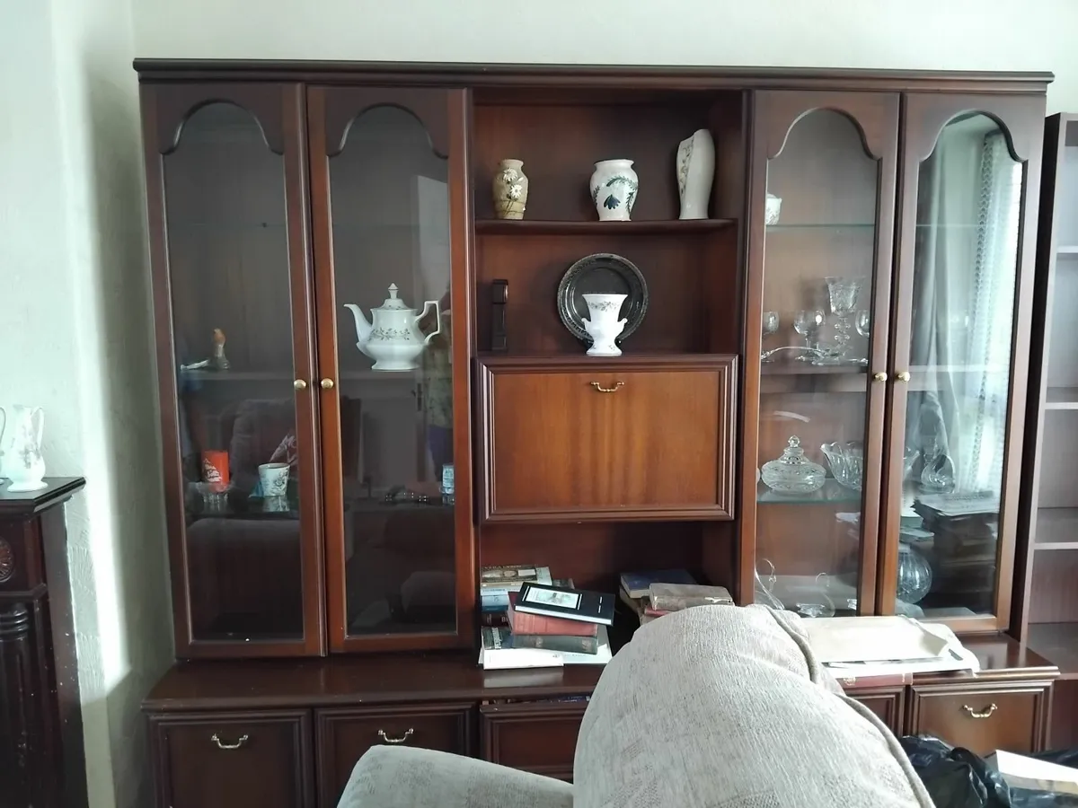 Large glass door cabinet press for sale waterford