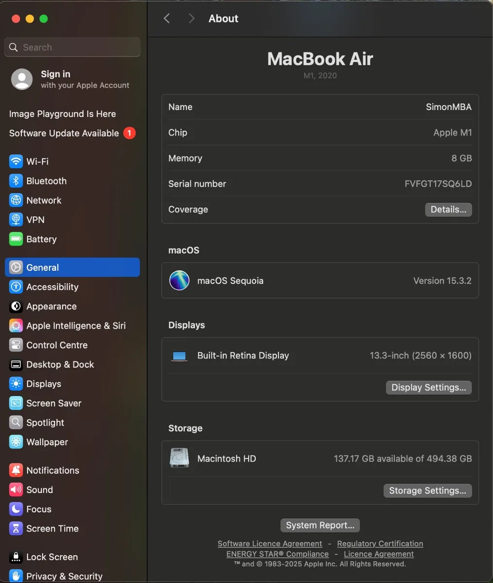 Macbook Air M1 2020 - Image 2