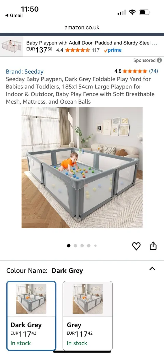 Play Pen and rocking chair - Image 3