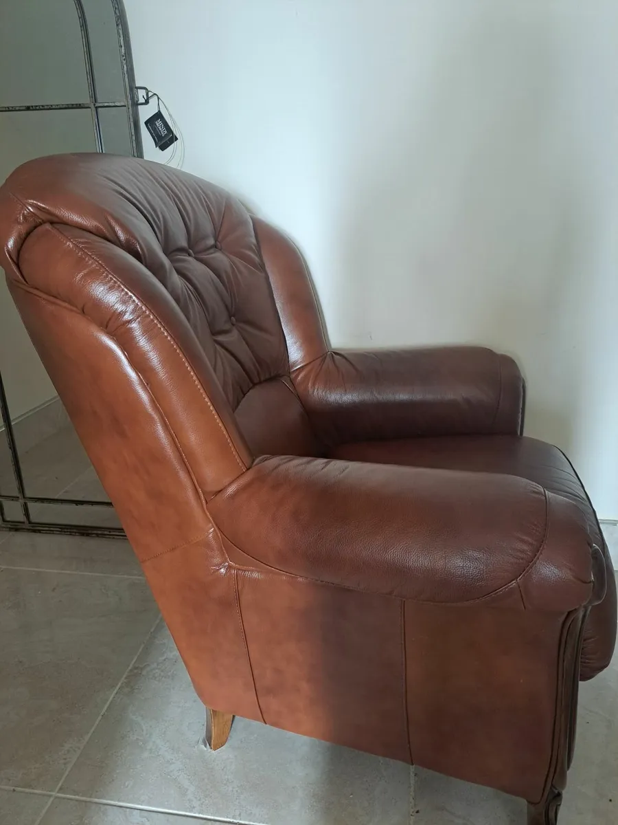 Leather Arm Chair - Image 3