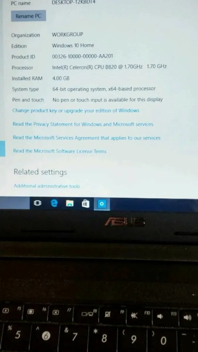ASUS Laptop (needs upgrade to Windows 11) - Image 4