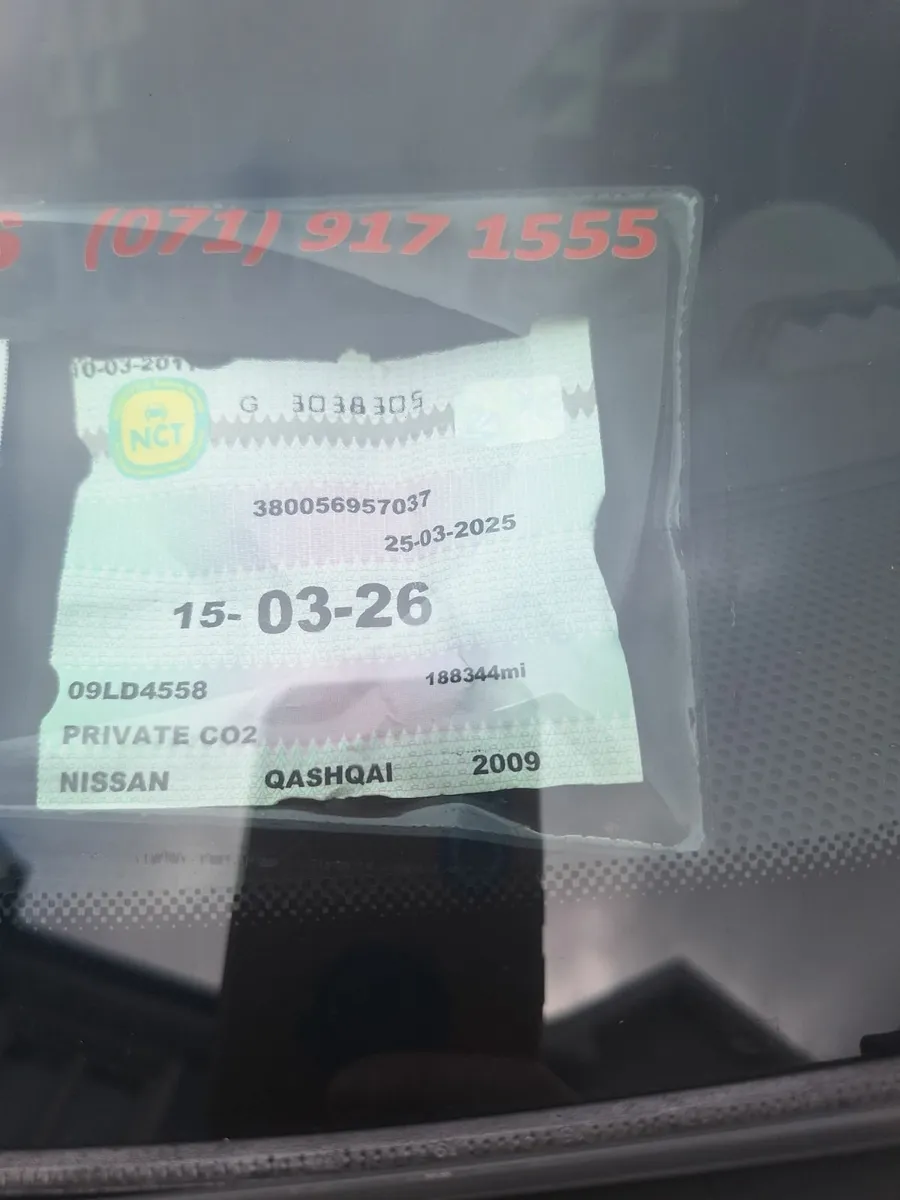 Sold Nissan Qashqai 2009 - Image 3