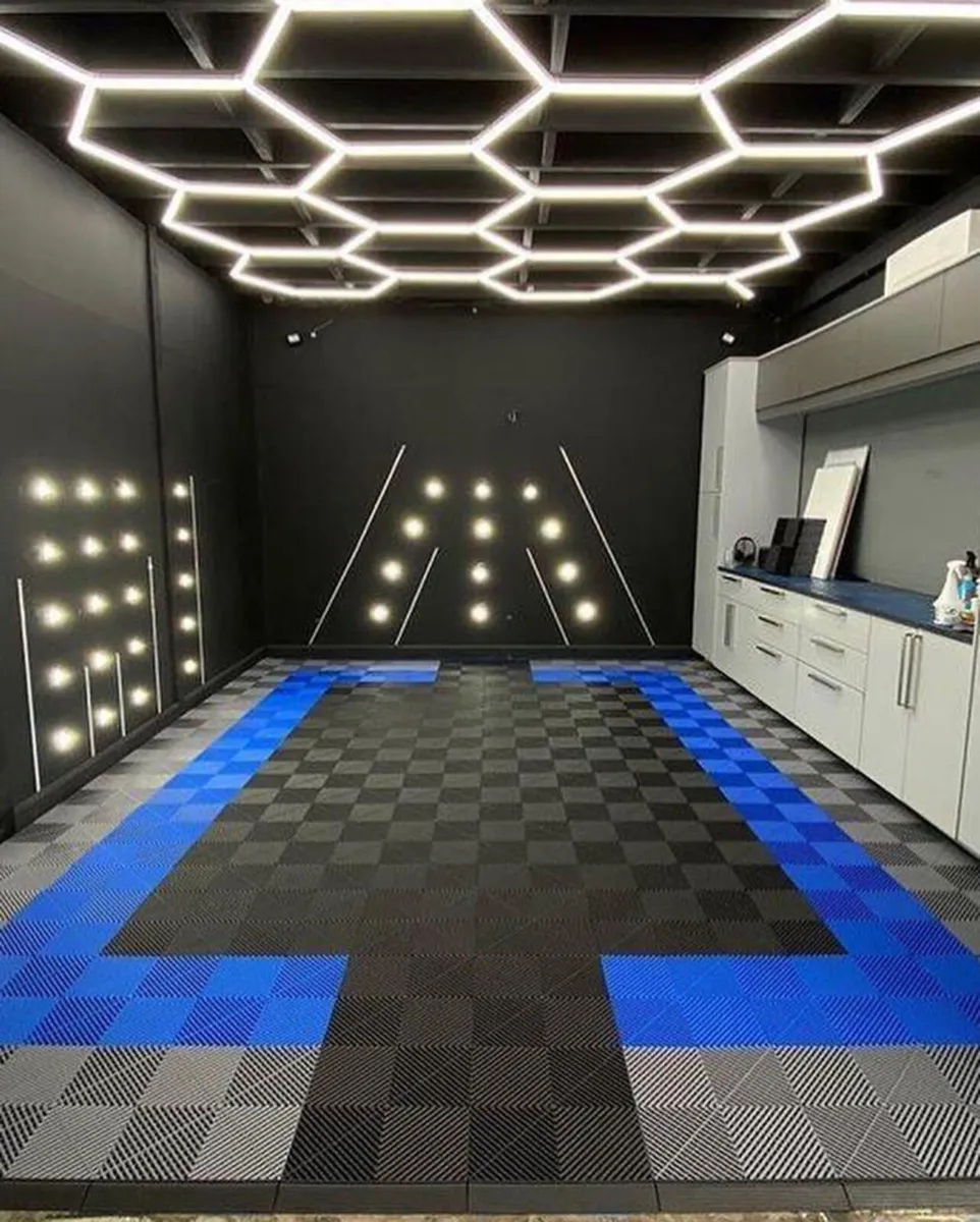 Tuff Tile Flooring Tiles Garage Showroom Shop Gym - Image 1