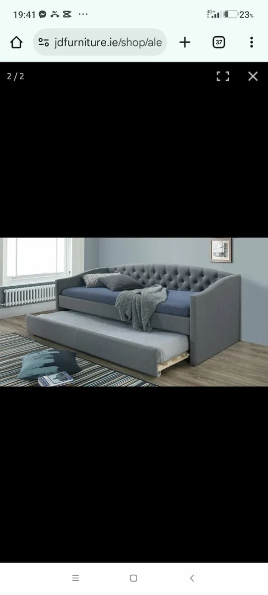 single bed frame with additional sleeping - Image 2