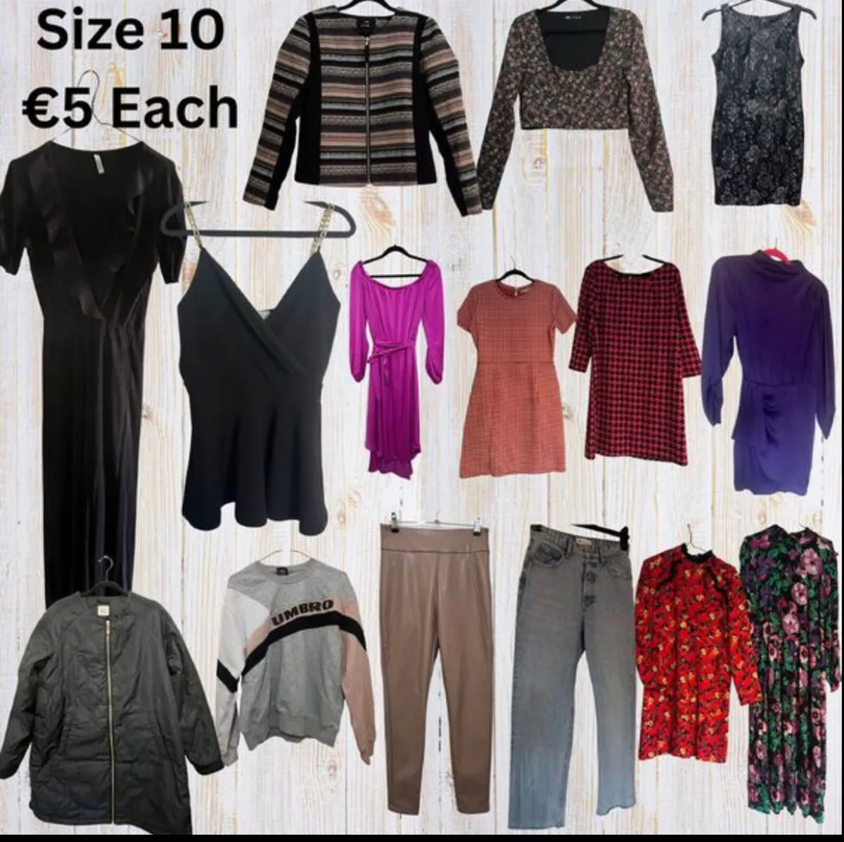 Women’s size 10 dresses, jackets, tops, trousers - Image 1