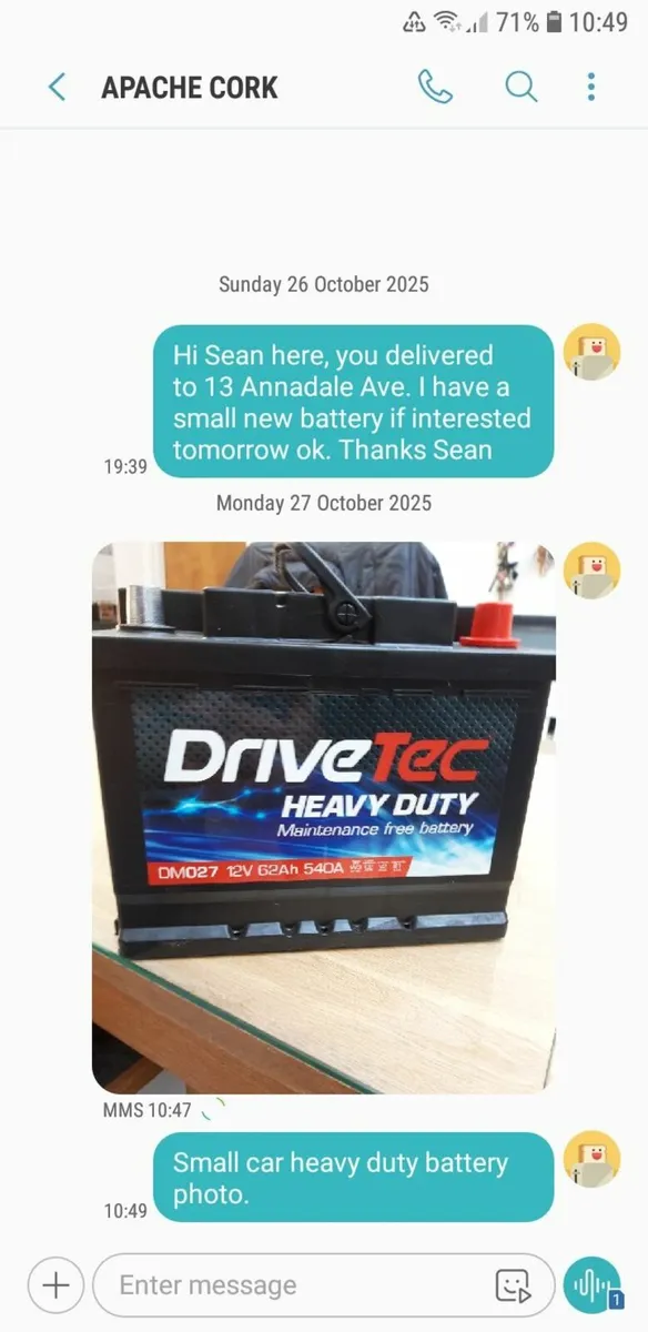 SMALL HEAVY DUTY BATTERY - Image 1