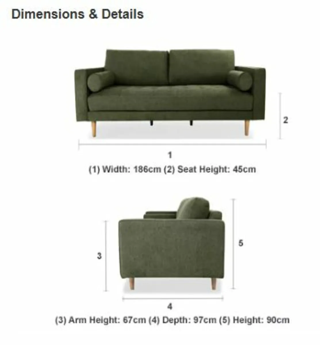 Cooper Sofa Excellent Condition - Image 3