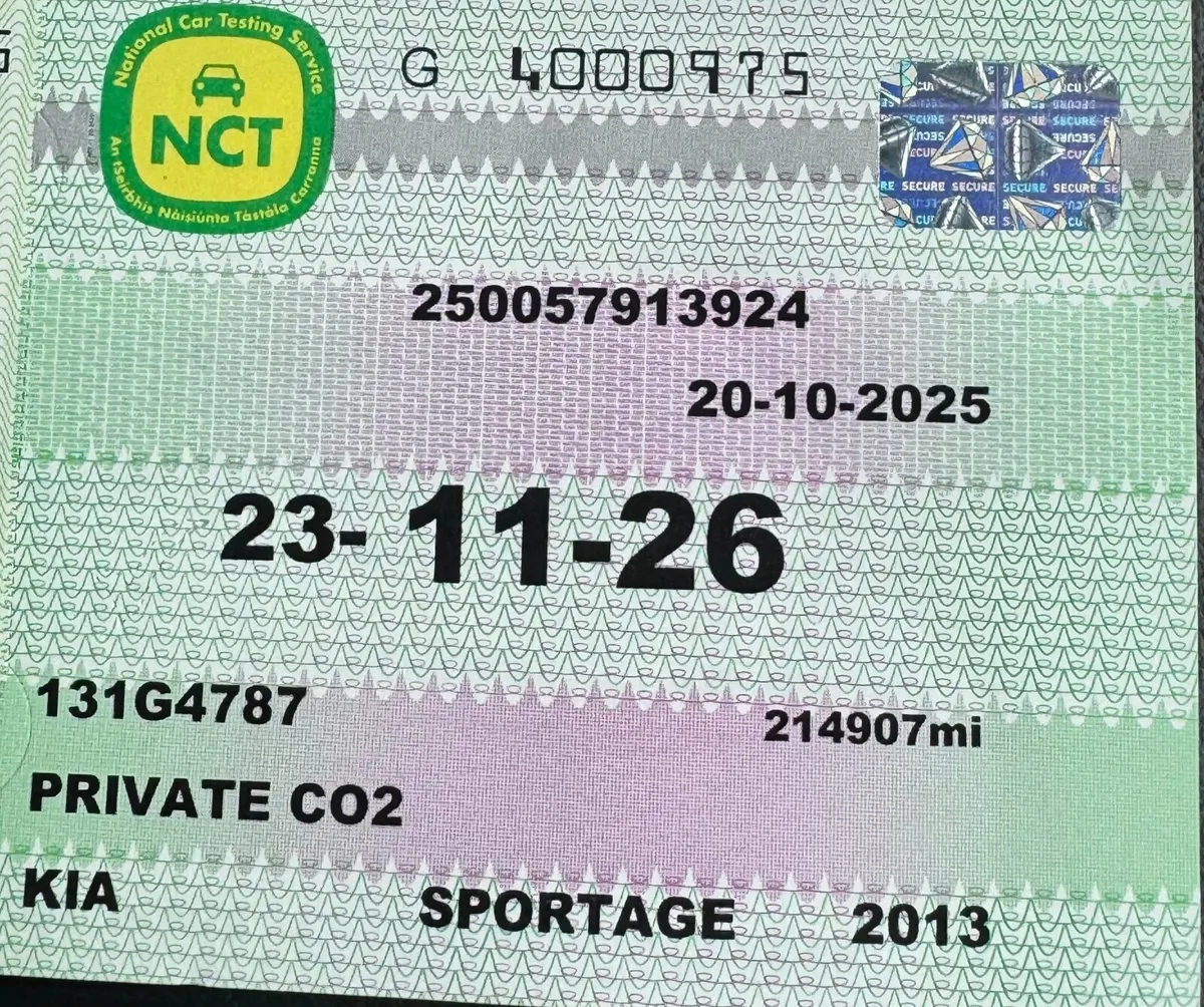 New NCT Kia Sportage 2013 - Image 1