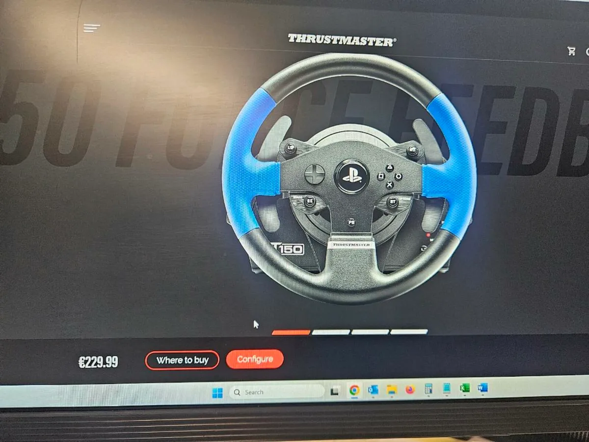 Playseat gaming seat Thrustmaster wheel & pedals - Image 2