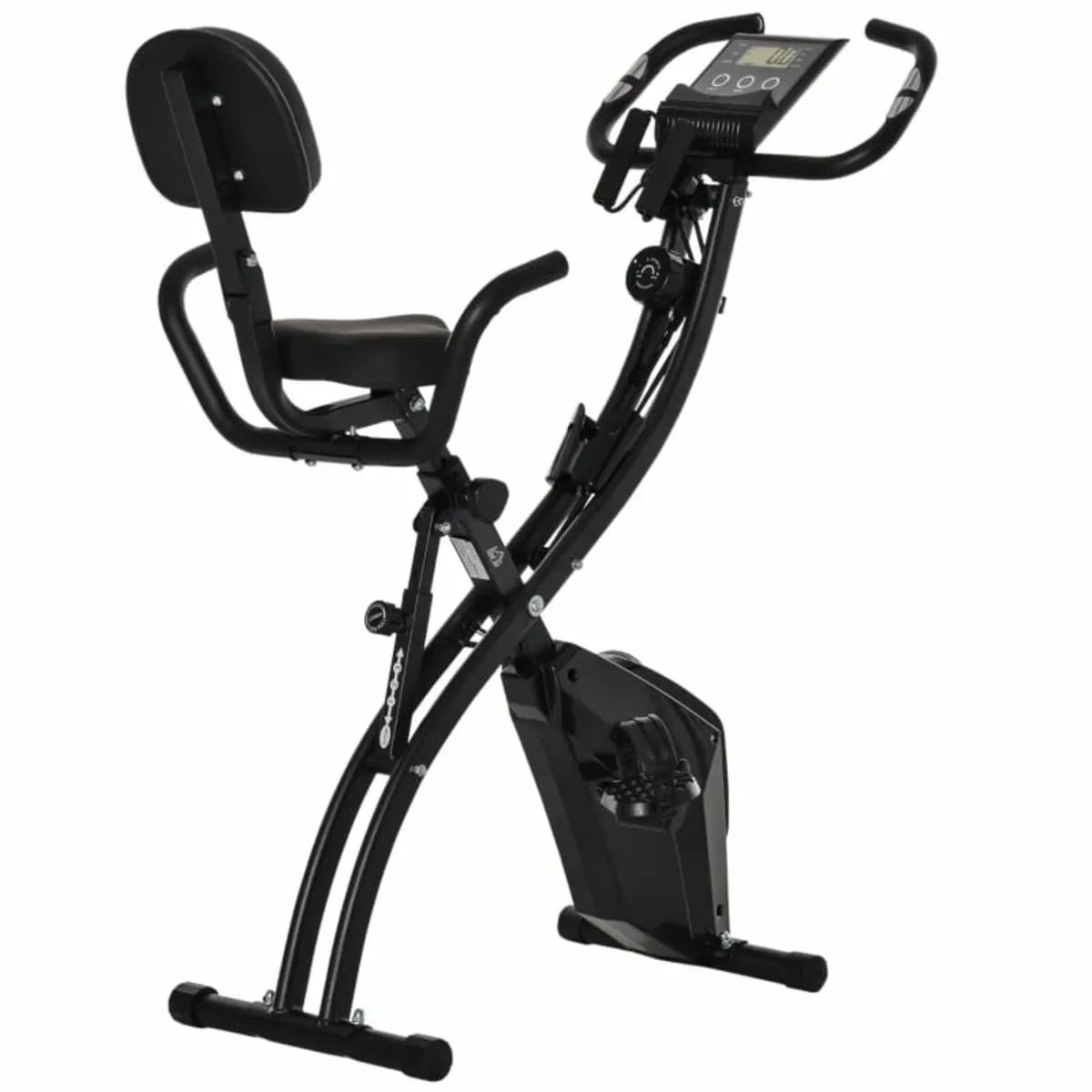 2-in-1 Folding Exercise Bike with 8-Level Magnetic - Image 2