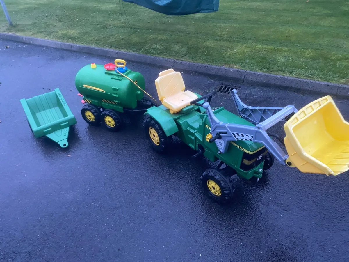 Ride on toy tractor, car and go Kart prices below - Image 1