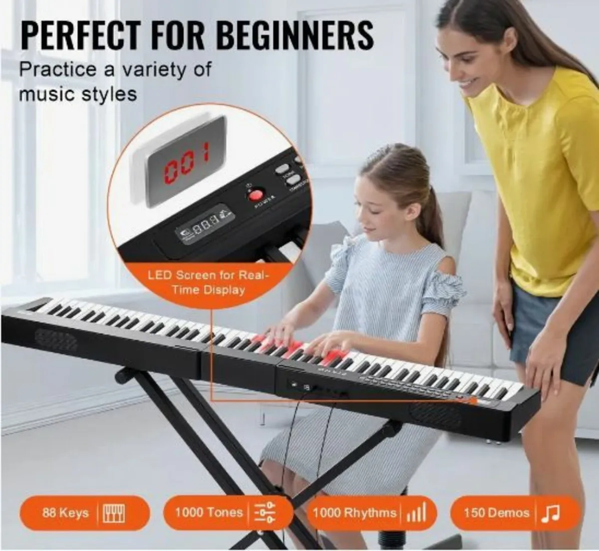 88 Key Digital Piano Keyboard - Image 3