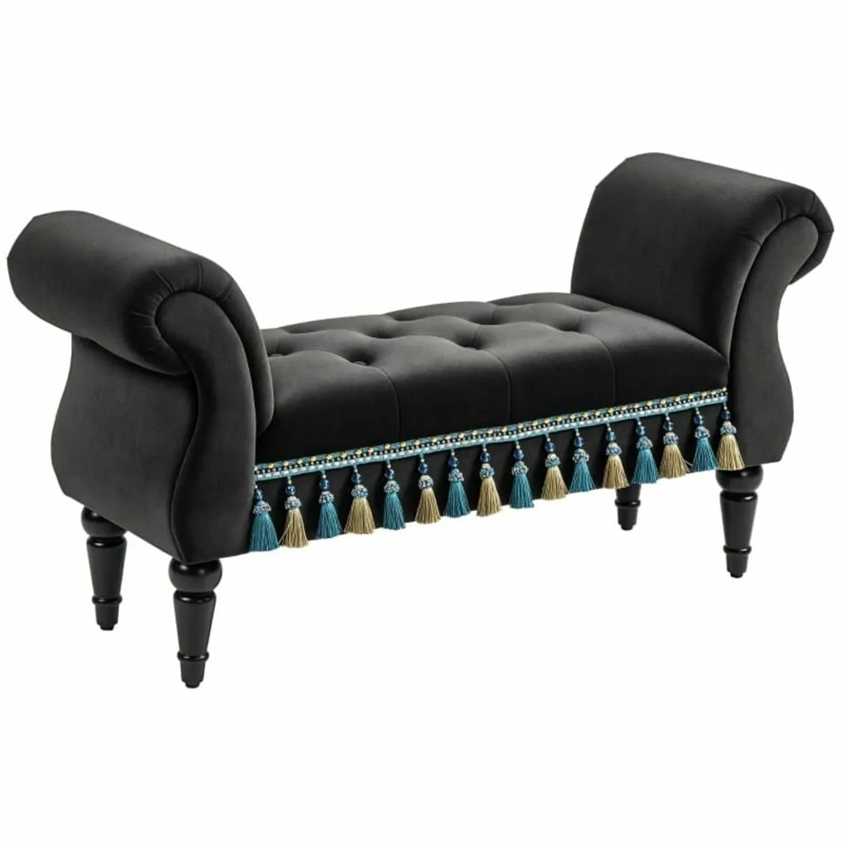 Upholstered Bench, Seat Bench, Vintage Design, up - Image 3