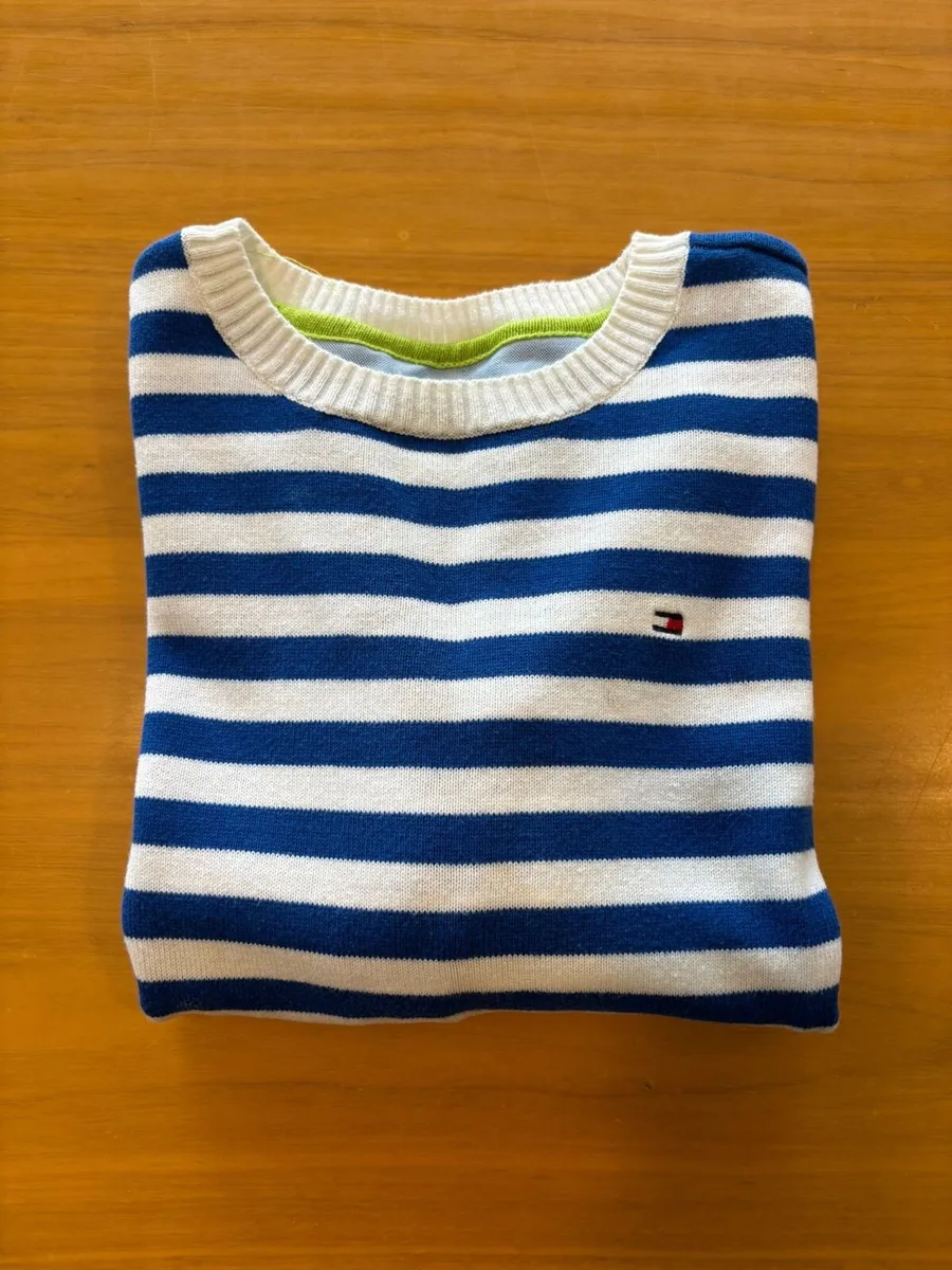 Tommy Hilfiger striped jumper age 7-8 - Image 1