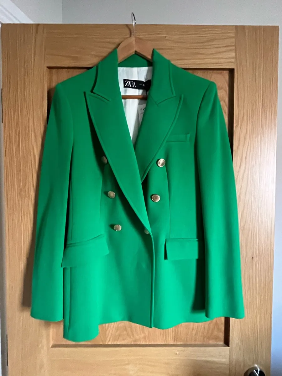 Zara green blazer - Image 1