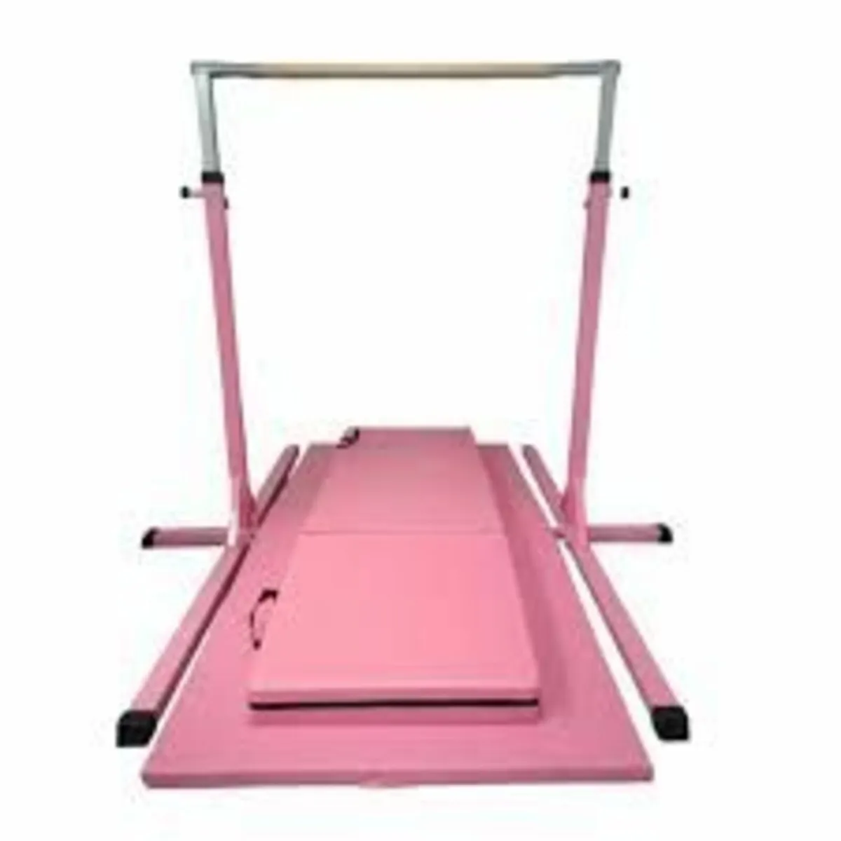 Gymnastics High Bar and Mat SET 150CM TO 190CM Bar - Image 1