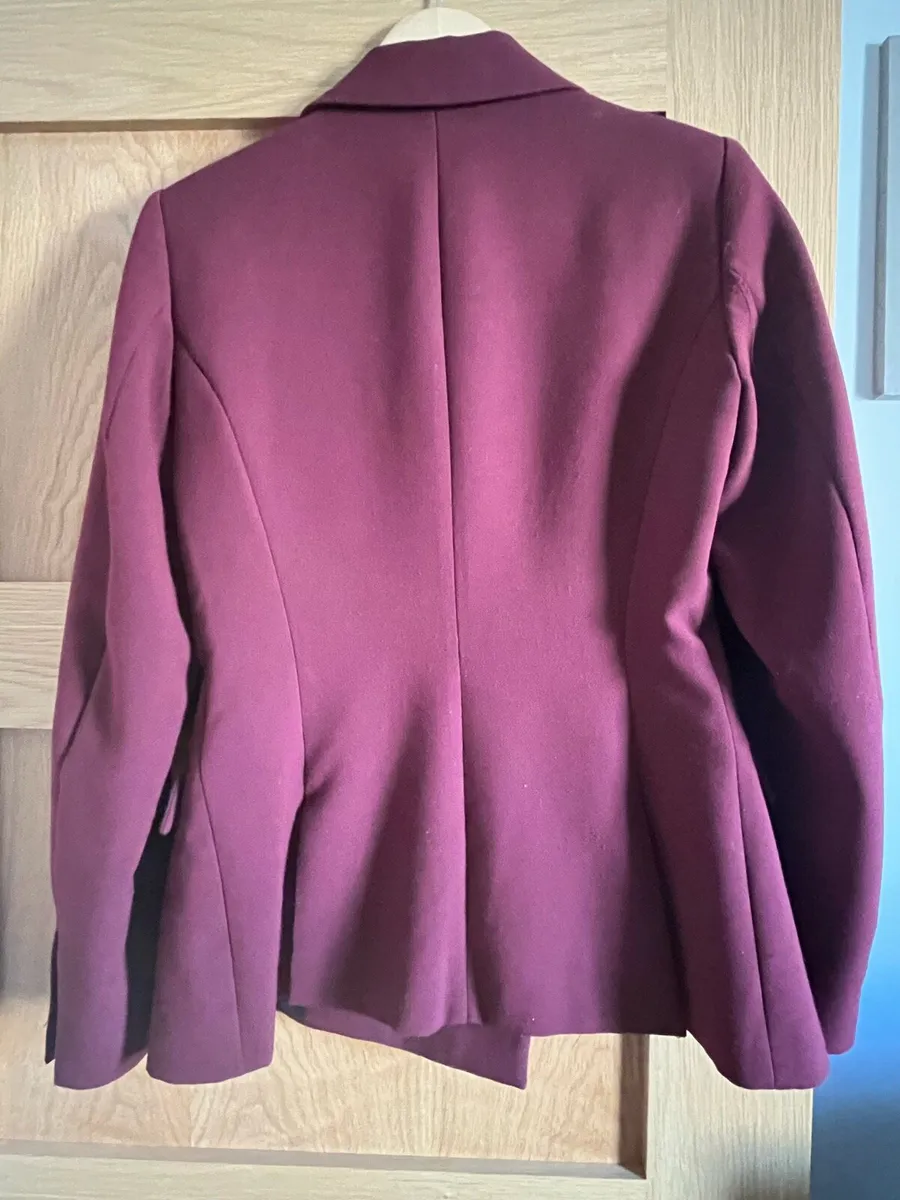 Zara burgandy blazer - Image 2