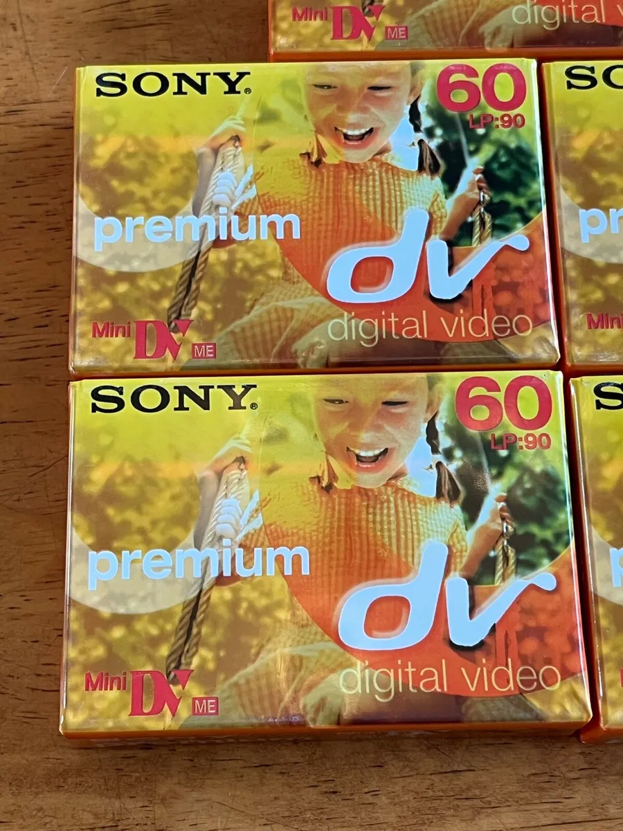 Sony DV Tapes. Premium. New. 5 in Total. - Image 3