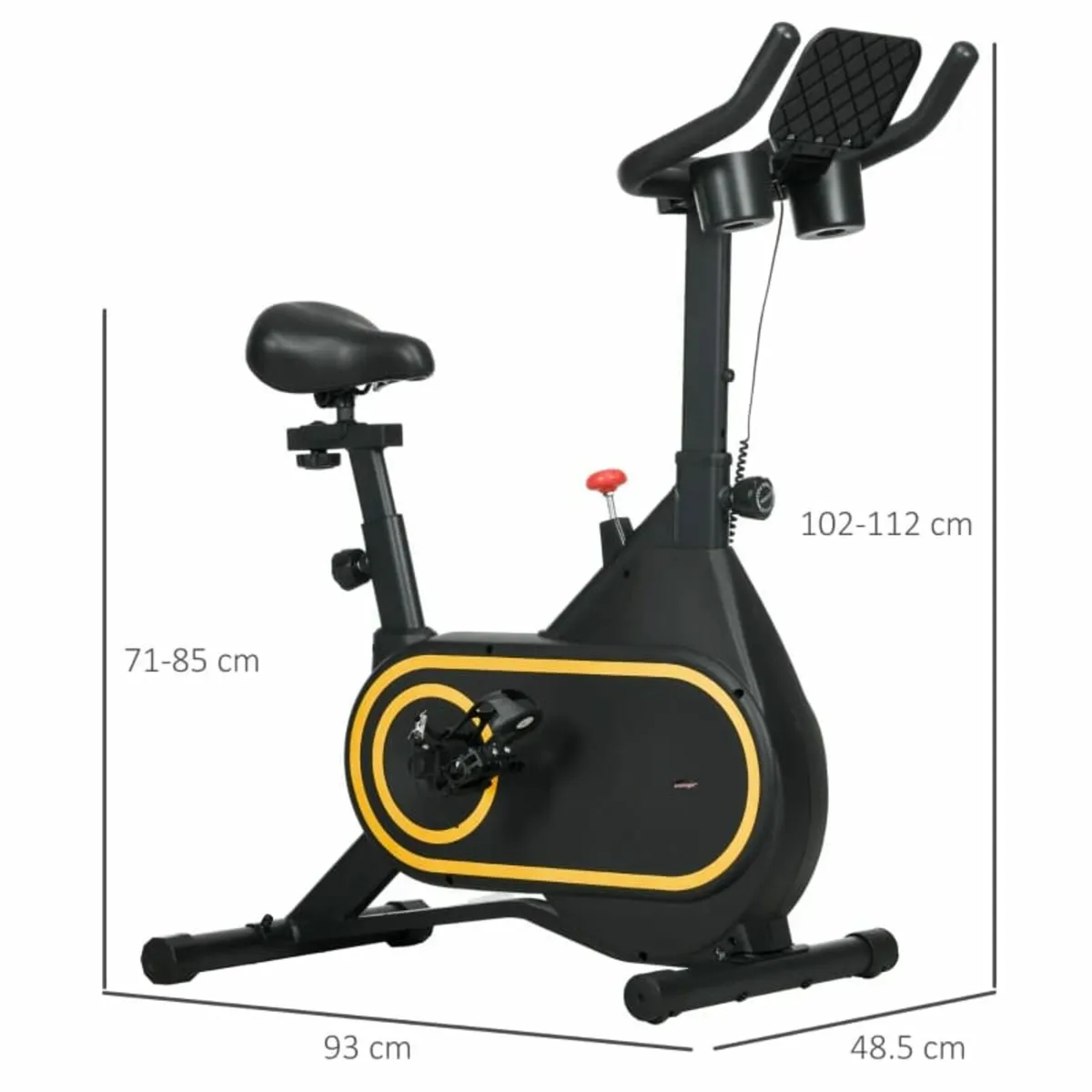 Magnetic Indoor Cycling Bike, Exercise Bike with S - Image 4